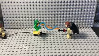 Ghostbusters trap slimer (Lego Stopmotion)