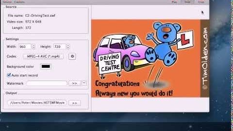 How to Convert SWF to MOV on Mac