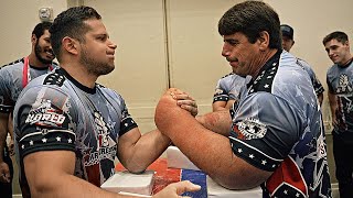 Arm Wrestling Vs Popeye Jeff Dabe | Biggest Hands In The World