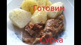 Готовим дичь.Тушим сурка. Готовим дичь.Тушим сурка.