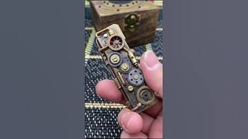 Mechanical Clockwork Kerosene Lighter – Classic Design for Collectors ( # 776 )  @MaviGadgets