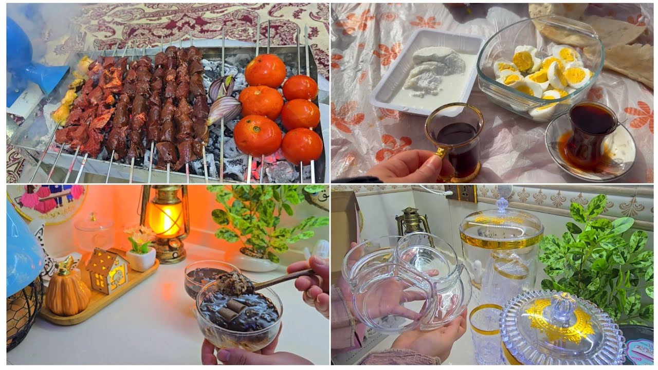 هيج نستقبل شهر رمضان بيتنا🕌🌙اخر ريوك بالمزرعه😅كملتو تفريزاتكم🤭اهلا ياشهر الخير 