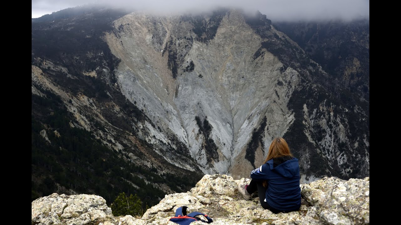 Trekking in Aspromonte: la grande frana Colella