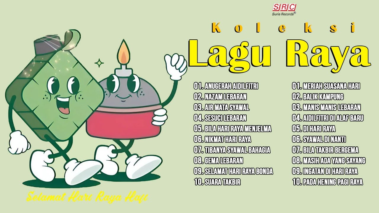 Koleksi Lagu Raya Aidilfitri 2025 - 30 Lagu Raya Nostalgia & Evergreen - Raya Raya Raya