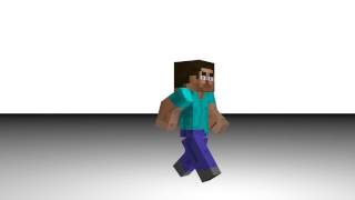 Animating Steve Test 1 - Walk Cycle