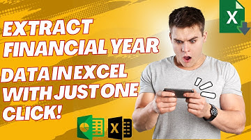 How to Extract Financial Year in Excel #excelvideos #excel