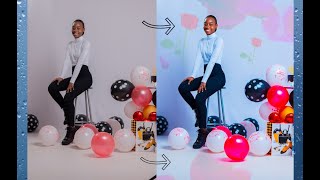 How to Edit Studio Portrait in Photoshop| Clean Backdrop |Color grading eAZY|Background Manipulation