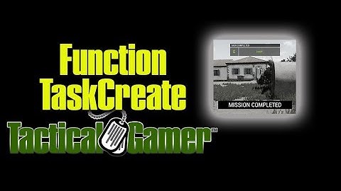 ArmA 3 Editing - Create Tasks Using Functions from Server