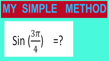 Find   trigonometry angle     Sin (3π/4)    =?
