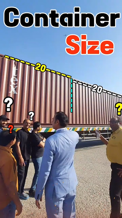 40 feet container truck | container size | Shipping Container #Container #export #shorts