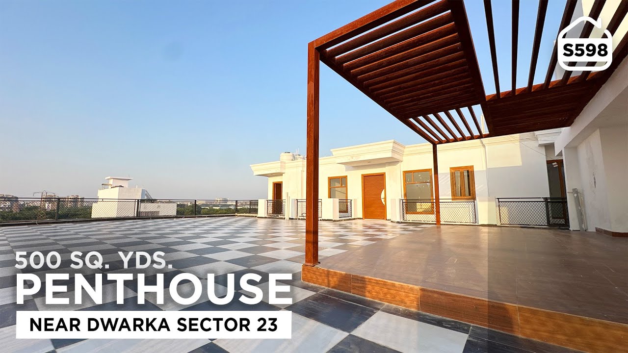 3 करोड़ में 500 गज का PENTHOUSE for sale in DELHI near IICC Dwarka Sector 25 Metro | BRS SHOW S598