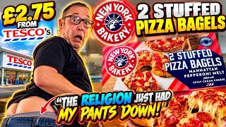 The Religion Just Had My Pants Down 😂 | 2 Stuffed Pizza Bagels 🥯