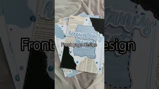FRONT PAGE DECORATION IDEAS EASY DESIGN FOR PROJECT #diy #projectworkdesigns #projectworkdesigns