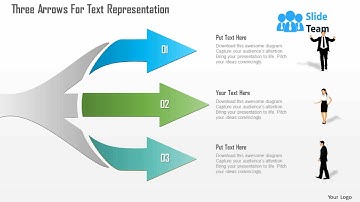0115 Three Arrows For Text Representation Powerpoint Template