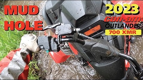 ALL NEW 2023 Can-am 700 XMR! 1st mud hole