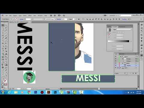 How to create a knockout Text Effect In illustrator  transparent text effect