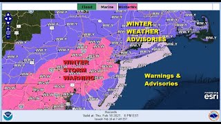 Joe & Joe Weather Show Winter Storm Warning Heavy Snow Moving Northeastward
