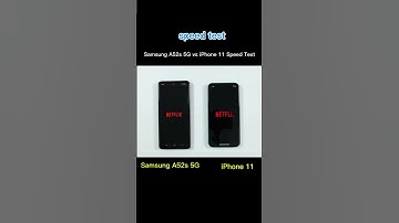 Samsung A52s 5G vs iPhone 11 Speed Test #viralvideo #shorts #trending #Samsung A52s 5G vs iPhone 11