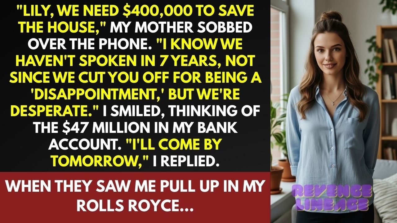 My Parents Cut Me Off—Then Begged for Money, Not Knowing I Was a Millionaire!