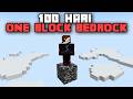 100 Hari di Dunia ONE BLOCK Bedrock 🪨