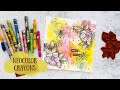 Art Journaling for Beginners using Neocolor Crayons