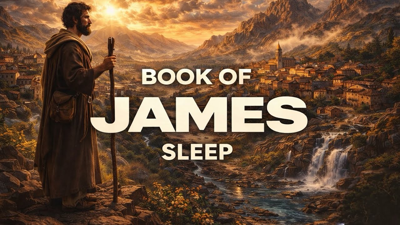 Sleep to the Book of James (KJV) | Calming Scripture & Binaural Beats