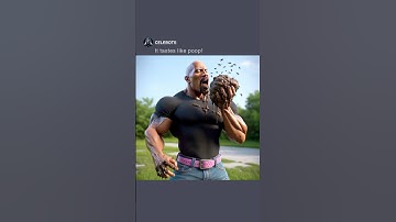 Is dit poep? 💩🤢 (AI-editie met Dwayne) #Ai #ChatGPT #AiArt