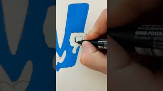 Drawing Letter V - Alphabet Lore - Drip Effect
