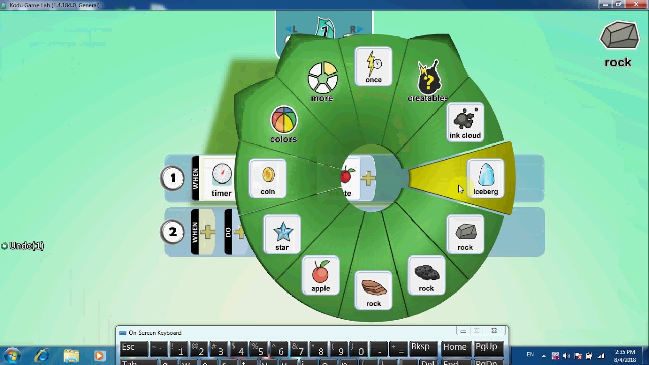 MS Kodu game lab (Simple shooting fish game ) YouTube