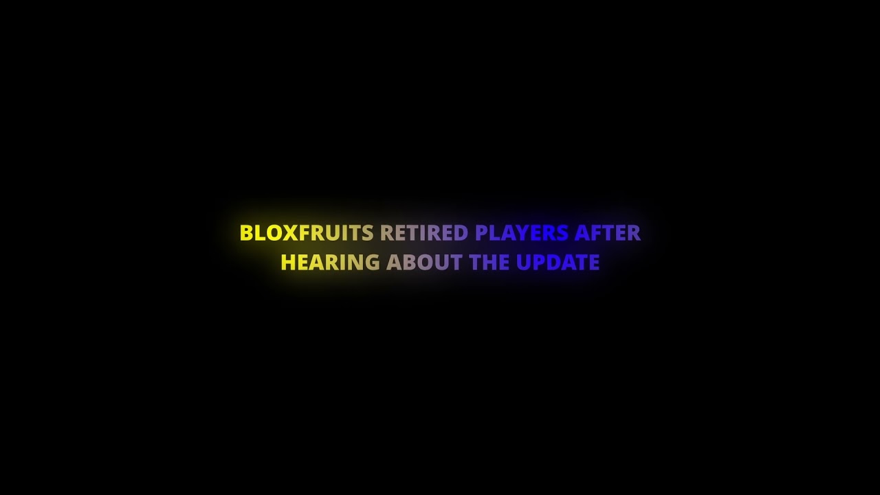 Blox Fruit Retired Player After Hearing About Update ☠️ #roblox #bloxfruit