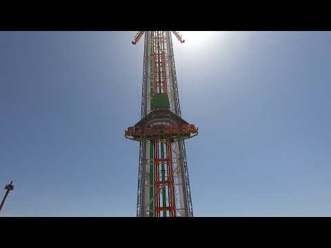 Bigfoot Gravity Bomb Drop Ride Bigfoot Fun Park Full Ride Through Multiple-Angles 04-30-2022