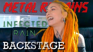 Interview with Lena Scissorhands from Infected Rain 🇲🇩 at Wacken [Backstage]