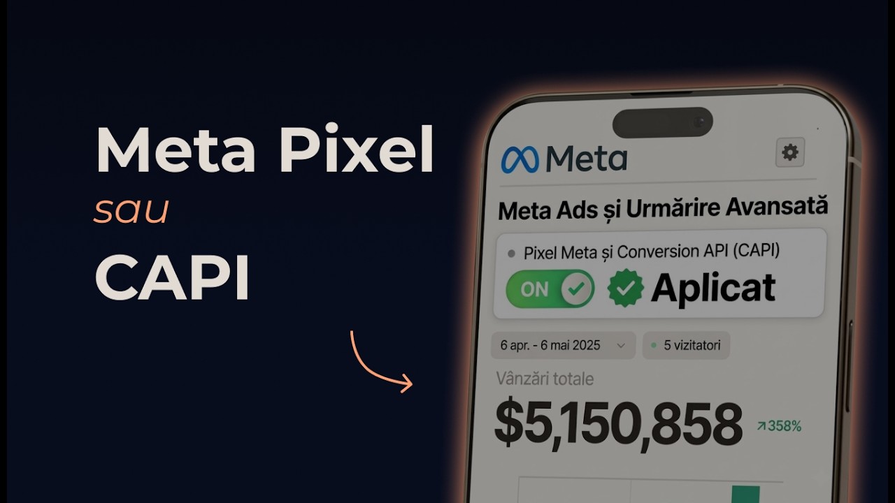 Meta Pixel și Conversion API: cum măsori corect reclamele de pe Facebook
