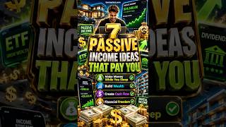 7 Passive Income Ideas That Can Make You Money While You Sleep! 💰🔥#passiveincome #financialfreedom