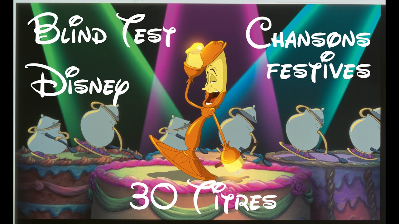 Blind Test Disney - Spécial chansons festives (30 Titres)