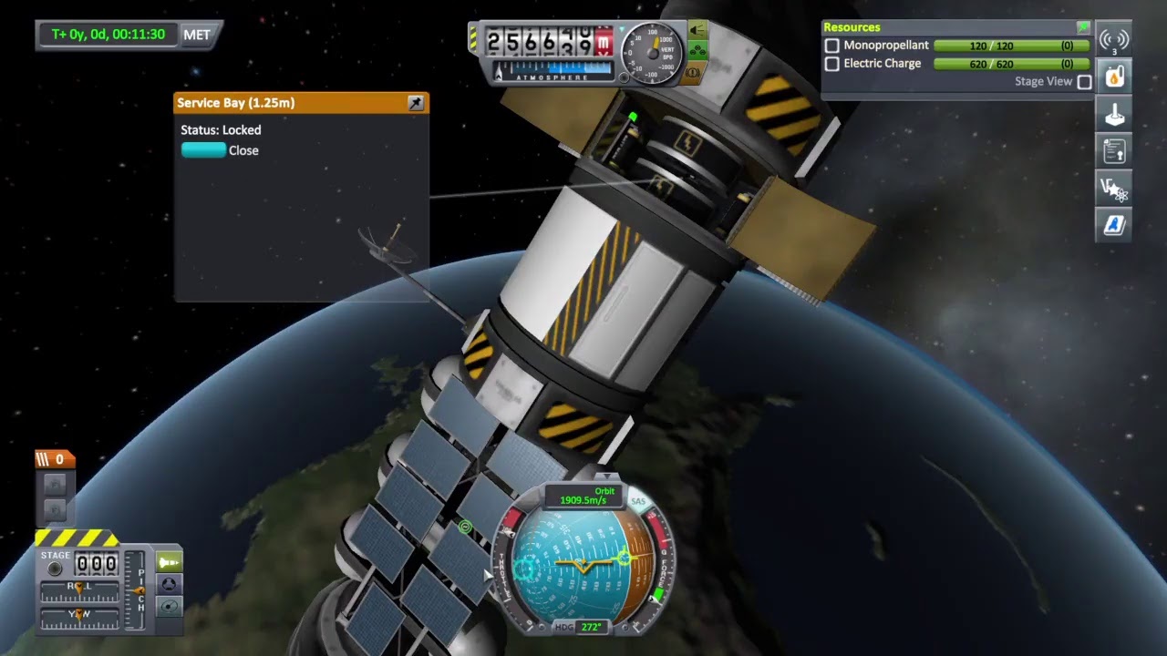 Kerbal Space Program Opening Satellite - YouTube