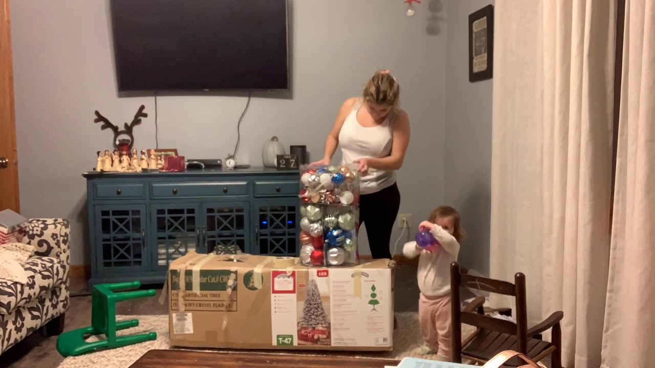 Christmas is gone, timelapse cleaning and putting away Christmas tree