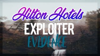 Hilton Hotels | Exploiter Evidence #8