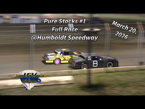 Pure Stocks #1, Full Race, Humboldt Speedway, 03/20/26