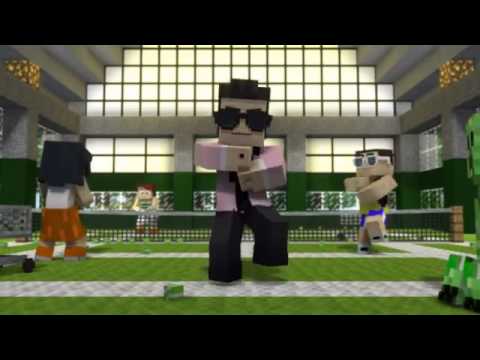 minecraft gangnam style youtube