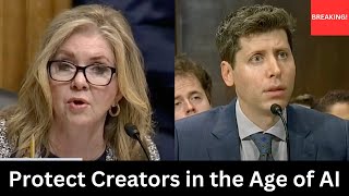 “Creators Deserve Control” Senator Blackburn (R) Questions OpenAI CEO