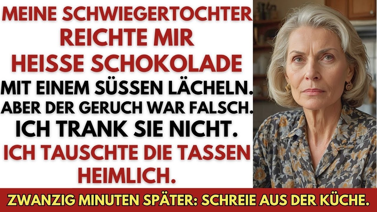 Der Kakao roch süß, aber ich kannte den Geruch. Diazepam. Sechzig Tabletten, verschrieben an niemanden in diesem Haushalt. Meine Schwiegertochter Friederike hatte mir die Tasse gebracht, bevor es...