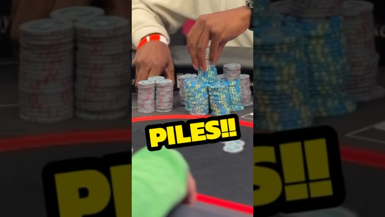 MASSIVE chip leader on chip leader all in!🤯🔥