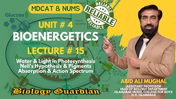 Lecture 15 MDCAT 2022 Biology Preparation Series (Bioenergetics Part-2) PMC/NUMS | Urdu/Hindi | NEET