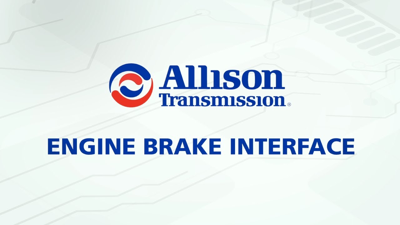 Engine Brake Interface - I/O Function - YouTube