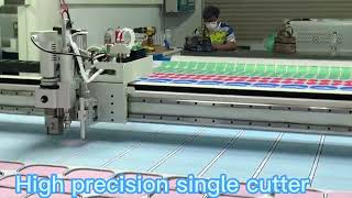 High precision fabric single layer cutting machine