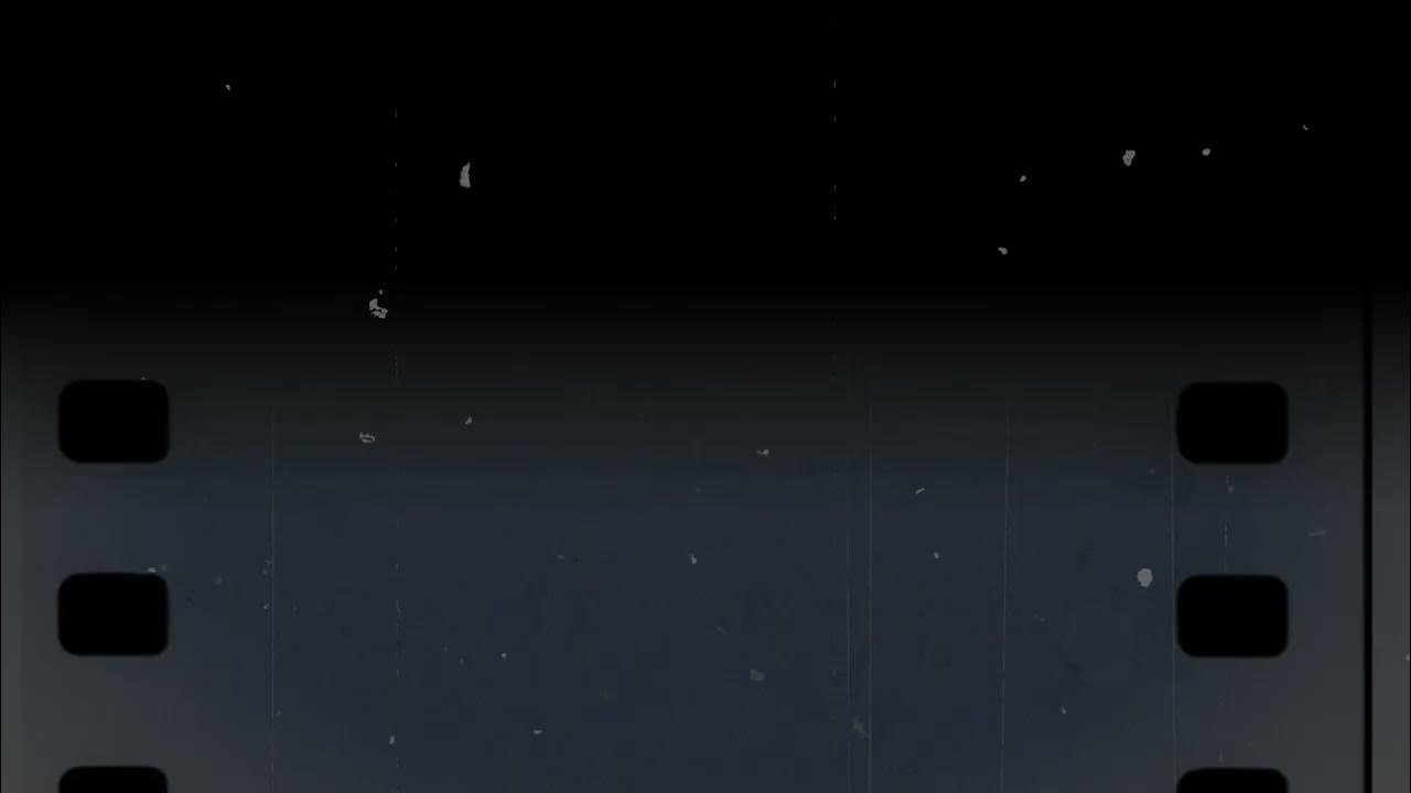 Free Old Negative Film Running In Projector Loop. BRoll YouTube