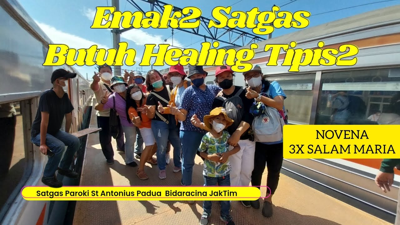 WISATA ROHANI NAIK KERETA - KE GUA MARIA BUKIT KANADA DI RANGKASBITUNG | NOVENA 3X SALAM MARIA