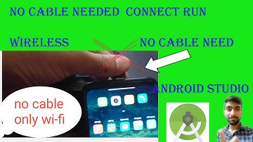Run App Wirelessly In Android Studio | No Cable Only Wifi Connect In Android Studio | Run App Wi-Fi