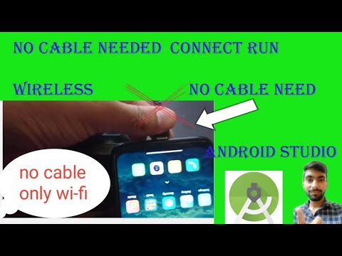 Run App Wirelessly In Android Studio | No Cable Only Wifi Connect In Android Studio | Run App Wi-Fi